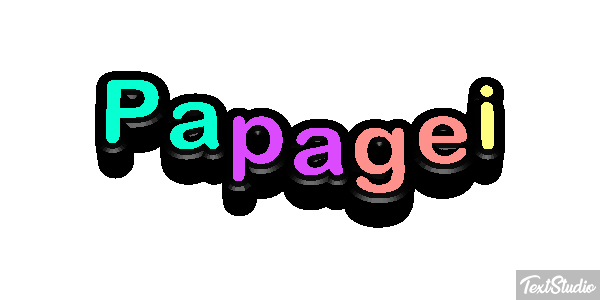 Papagei Texteffekt