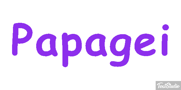 Papagei Texteffekt