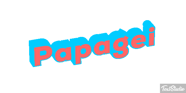 Papagei Texteffekt