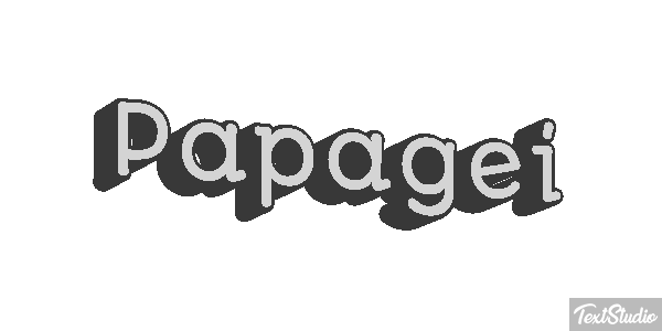 Papagei Texteffekt