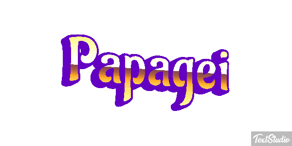 Papagei Texteffekt