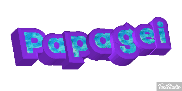 Papagei Texteffekt