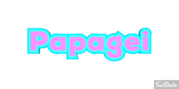 Papagei Texteffekt
