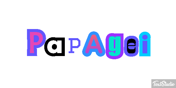 Papagei Texteffekt