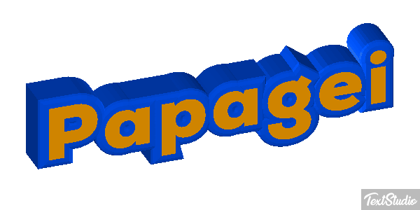 Papagei Texteffekt
