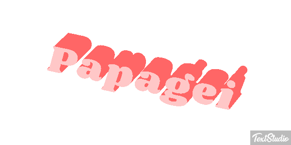 Papagei Texteffekt