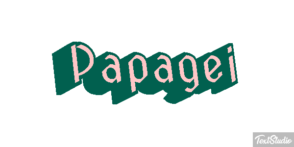 Papagei Texteffekt