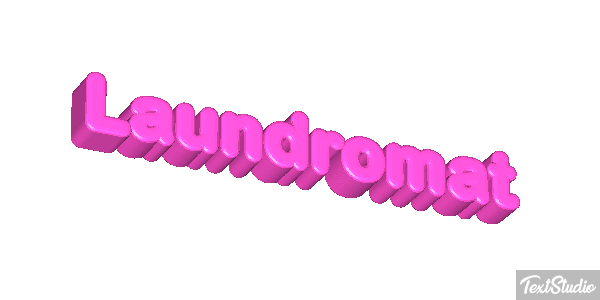 Laundromat Texteffekt