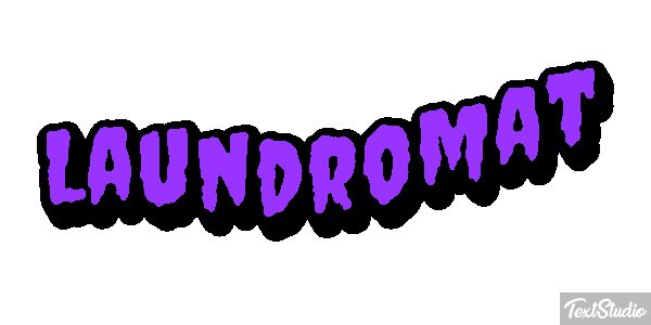 Laundromat Texteffekt