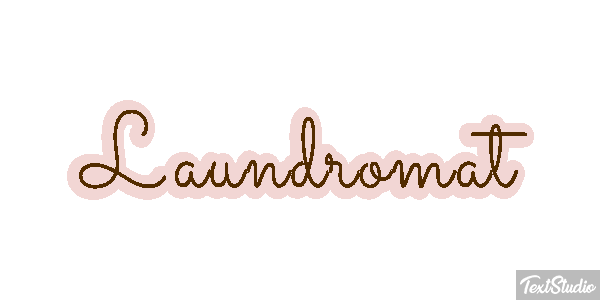 Laundromat Texteffekt