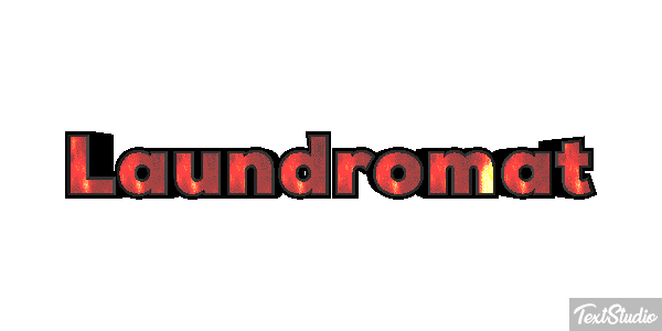 Laundromat Texteffekt