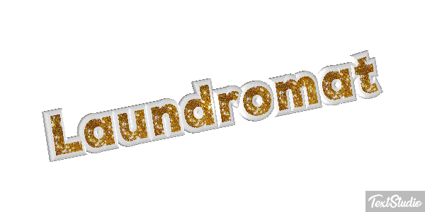 Laundromat Texteffekt
