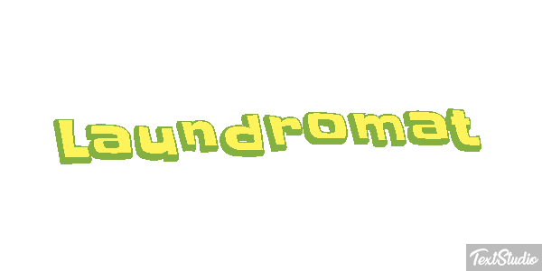 Laundromat Texteffekt