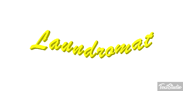 Laundromat Texteffekt