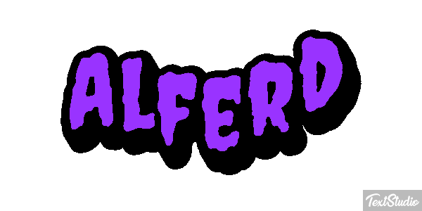 Alferd Text effect