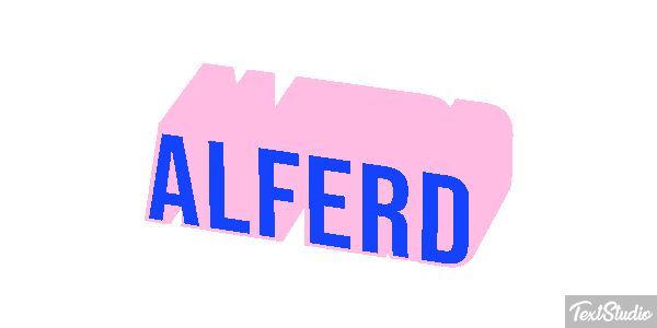 Alferd Text effect