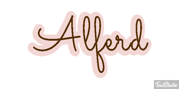 Alferd Text effect