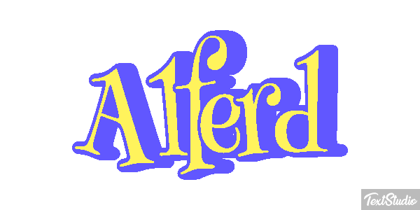 Alferd Text effect