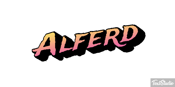 Alferd Text effect