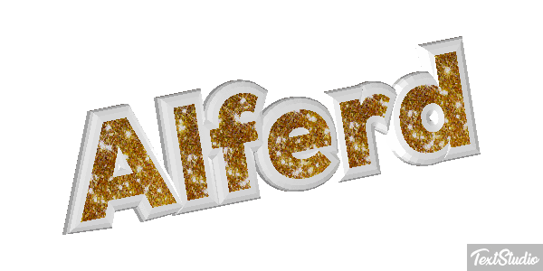 Alferd Text effect