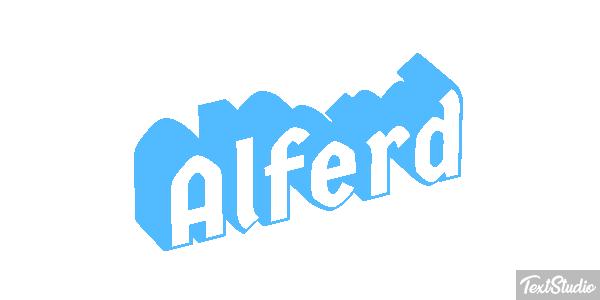 Alferd Text effect