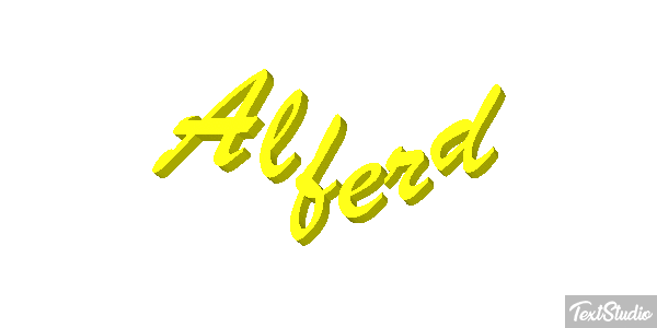 Alferd Text effect