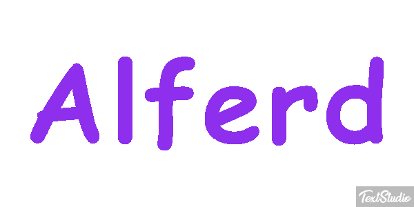 Alferd Text effect
