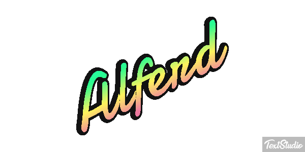 Alferd Text effect