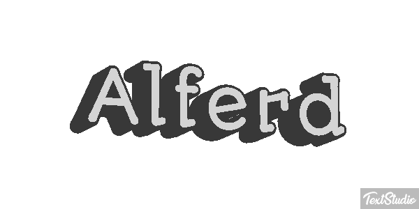 Alferd Text effect