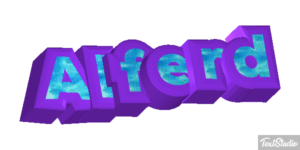 Alferd Text effect