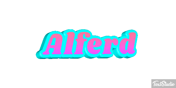 Alferd Text effect