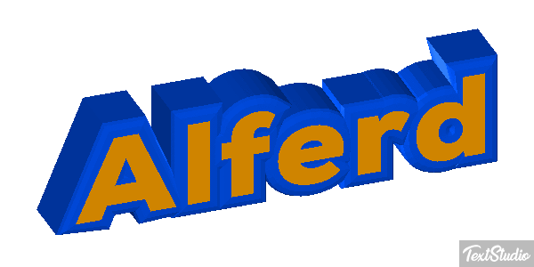 Alferd Text effect