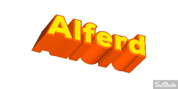 Alferd Text effect
