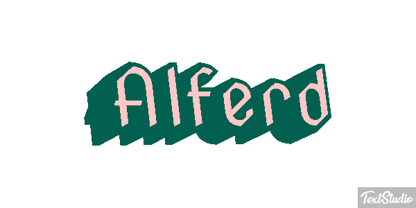 Alferd Text effect