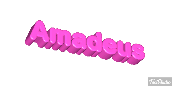 Amadeus Text effect