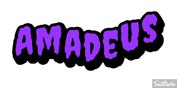 Amadeus Text effect