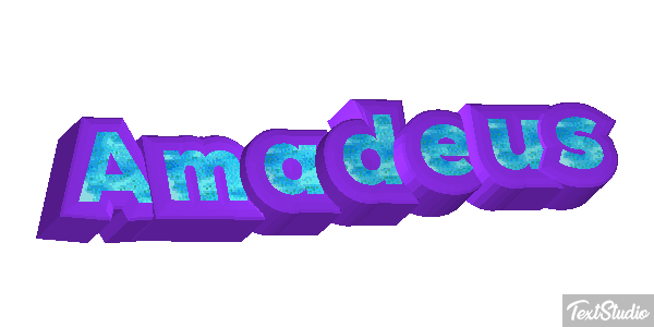 Amadeus Text effect