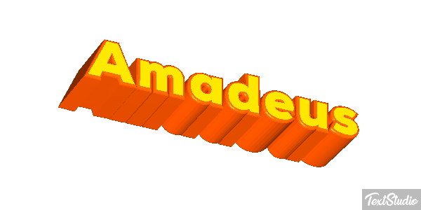 Amadeus Text effect