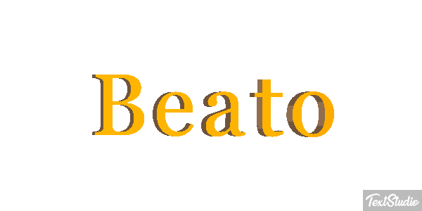 Beato Effetto testo