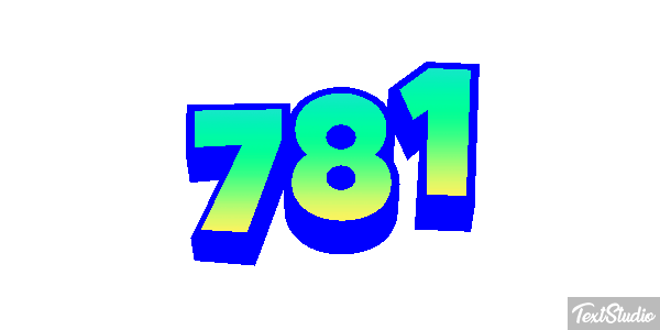 781 Efekt tekstowy
