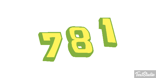 781 Efekt tekstowy