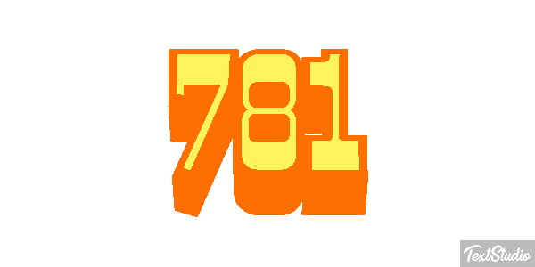 781 Efekt tekstowy