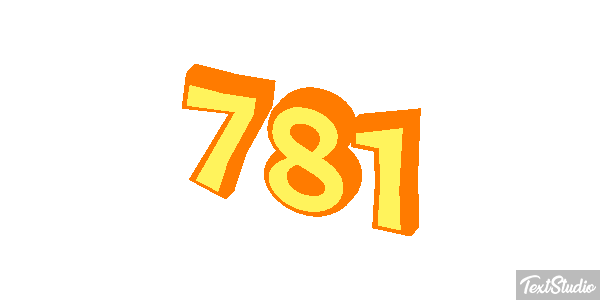 781 Efekt tekstowy