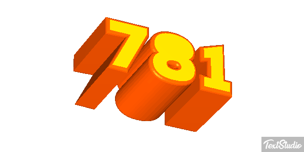 781 Efekt tekstowy
