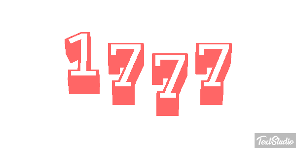 1777 Текстовый эффект