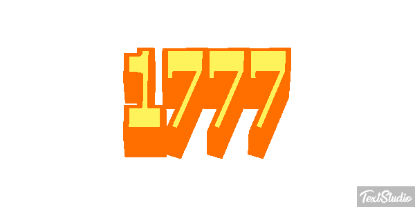 1777 Текстовый эффект