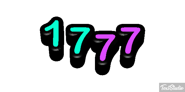 1777 Текстовый эффект