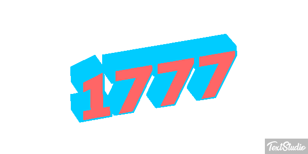 1777 Текстовый эффект