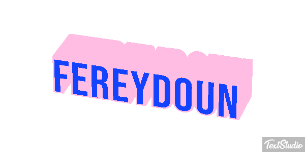 Fereydoun Tekst effect