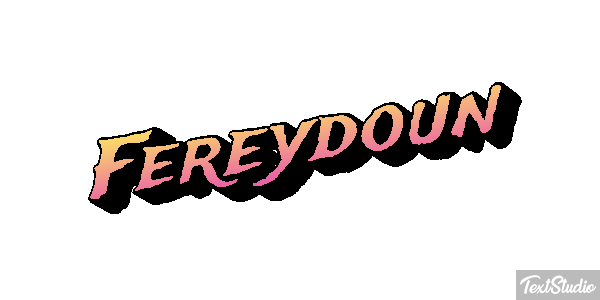 Fereydoun Tekst effect